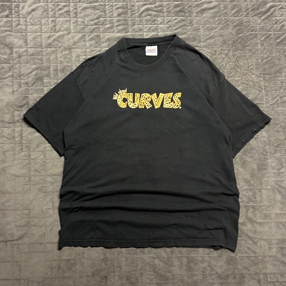 Vintage 90s Wild About‎ Curves Cheetah Print Faded Funny Joke Humor Shirt